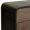 Cómoda Alexandra House Living Marrón Madera Hierro Chapa Madera de a