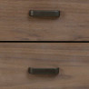 Cómoda Alexandra House Living Marrón Madera Hierro Chapa Madera de a