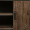Cajonera multiusos Alexandra House Living Marrón Madera Hierro Chapa