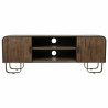 Cajonera multiusos Alexandra House Living Marrón Madera Hierro Chapa