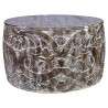 Mesa de Centro Alexandra House Living Gris Madera de mango 76 x 45 x 7