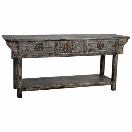Recibidor con Cajones Alexandra House Living Azul Madera de mango 45 x