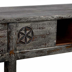 Recibidor con Cajones Alexandra House Living Azul Madera de mango 45 x