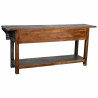 Recibidor con Cajones Alexandra House Living Azul Madera de mango 45 x