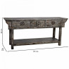 Recibidor con Cajones Alexandra House Living Azul Madera de mango 45 x