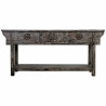 Recibidor con Cajones Alexandra House Living Azul Madera de mango 45 x