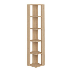 Estantería de Esquina Alexandra House Living Roble Madera MDP 33 x 16