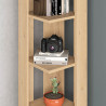 Estantería de Esquina Alexandra House Living Roble Madera MDP 33 x 16
