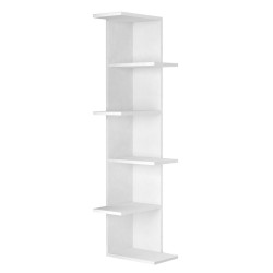 Estantería de Esquina Alexandra House Living Blanco Madera MDP 37 x 1