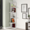 Estantería de Esquina Alexandra House Living Blanco Madera MDP 37 x 1