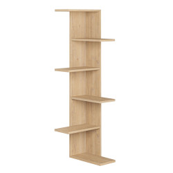 Estantería de Esquina Alexandra House Living Roble Madera MDP 37 x 14