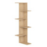 Estantería de Esquina Alexandra House Living Roble Madera MDP 37 x 14
