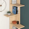 Estantería de Esquina Alexandra House Living Roble Madera MDP 37 x 14
