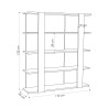 Librería Alexandra House Living Blanco Madera MDP 110 x 122 x 29 cm 4