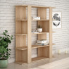Librería Alexandra House Living Roble Madera MDP 110 x 122 x 29 cm 4