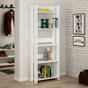 Librería Alexandra House Living Blanco Madera MDP 57 x 155 x 25 cm 5