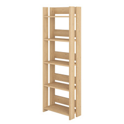 Librería Alexandra House Living Roble Madera MDP 57 x 155 x 25 cm 5 E