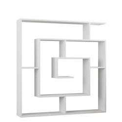 Estantería Alexandra House Living Blanco Madera MDP 125 x 129 x 22 cm