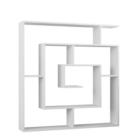 Estantería Alexandra House Living Blanco Madera MDP 125 x 129 x 22 cm