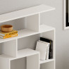 Estantería Alexandra House Living Blanco Madera MDP 125 x 129 x 22 cm