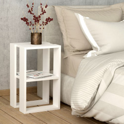 Mesa de Centro Alexandra House Living Blanco Madera MDP 60 x 32 x 60 c