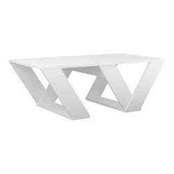 Mesa de Centro Alexandra House Living Diagonal Blanco Madera MDP 110 x