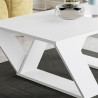 Mesa de Centro Alexandra House Living Diagonal Blanco Madera MDP 110 x