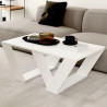 Mesa de Centro Alexandra House Living Diagonal Blanco Madera MDP 110 x