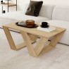 Mesa de Centro Alexandra House Living Diagonal Roble Madera MDP 110 x