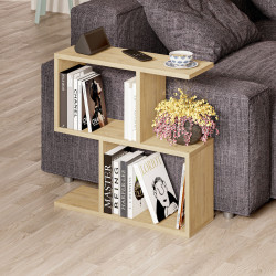 Estantería Alexandra House Living Roble Madera MDP 60 x 60 x 19 cm