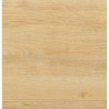 Mesa de Escritorio Alexandra House Living Negro Roble Metal Madera MDP