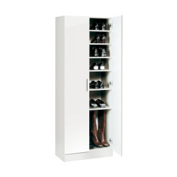 Armario zapatero Alexandra House Living Blanco 59 x 171 x 35 cm 2 puer