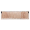 Perchero de Pared Alexandra House Living Amarillo Blanco Madera 60 x 1
