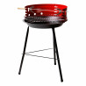 Barbacoa Portátil Aktive Madera Hierro 37,5 x 70 x 38,5 cm (4 Unidade