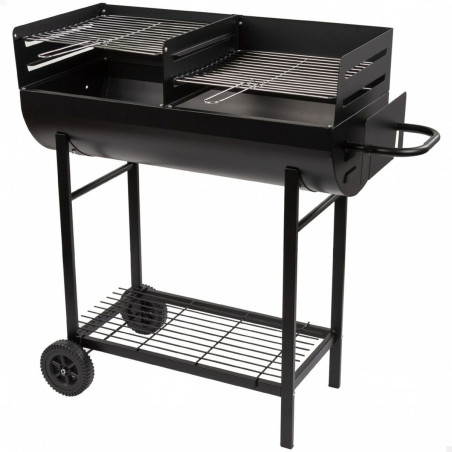 Barbacoa de Carbón con Ruedas Aktive Plástico Metal esmaltado 97 x 9