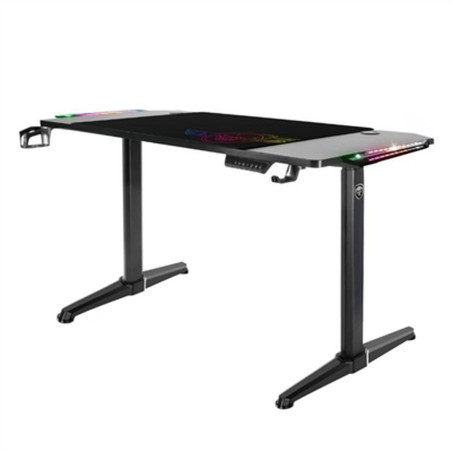 Mesa de Escritorio Spirit of Gamer Headquarter 800 Negro Madera MDF 14
