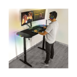 Mesa de Escritorio Spirit of Gamer Headquarter 800 Negro Madera MDF 14
