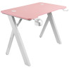 Mesa de Escritorio Mars Gaming MGD100RGBP Blanco Rosa Acero 100 x 60 c