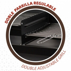 Barbacoa de Carbón con Ruedas Aktive Plástico Metal esmaltado 97 x 9