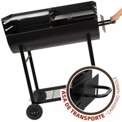 Barbacoa de Carbón con Ruedas Aktive Plástico Metal esmaltado 97 x 9