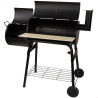 Barbacoa de Carbón con Ruedas Aktive Acero Plástico Metal esmaltado