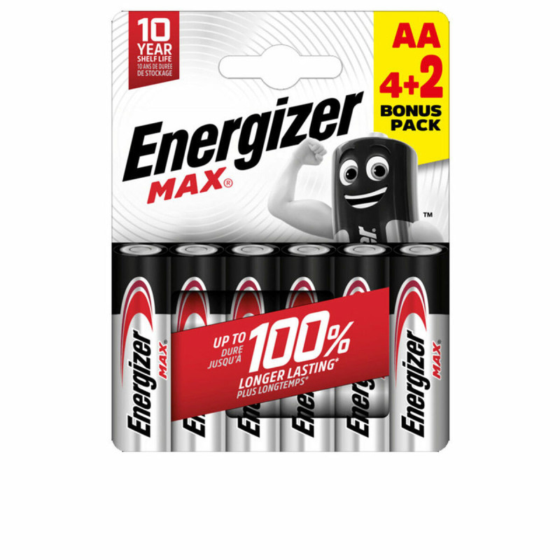 Pilas Energizer ENERGIZER MAX POWER (6 Unidades) Pilas Energizer ENERGIZER MAX POWER (6 Unidades)