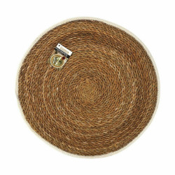 Salvamantel Privilege Algas marinas Marrón Con ribete Ø 45 cm (36 Un