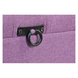 Banqueta DKD Home Decor 8424001565399 Multicolor Fucsia Metal Madera M