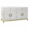 Aparador DKD Home Decor Kamakura Blanco Dorado Metal Álamo 150 x 50 x