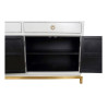 Aparador DKD Home Decor Kamakura Blanco Dorado Metal Álamo 150 x 50 x