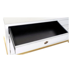 Aparador DKD Home Decor Kamakura Blanco Dorado Metal Álamo 150 x 50 x