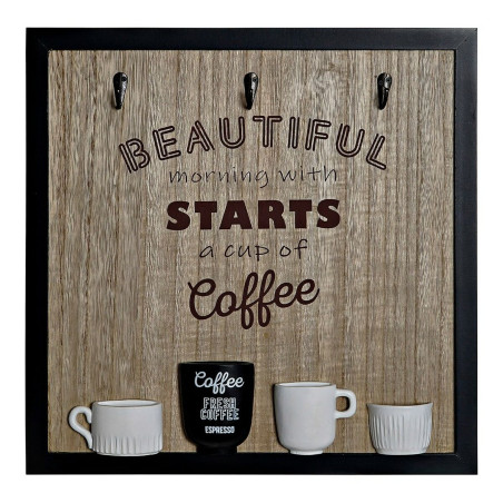 Perchero de Pared DKD Home Decor 8424001775712 Madera Resina Madera MD