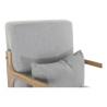 Sillón DKD Home Decor MB-179429 Gris Natural Gris claro Madera de cau