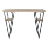 Escritorio DKD Home Decor Negro Metal Abeto (120 x 60 x 81 cm)
